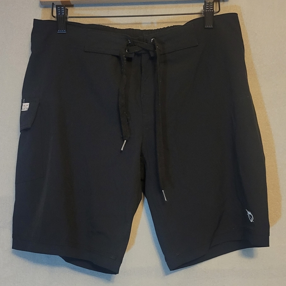 Baleaf Men's Black Swim Board Shorts. Size M